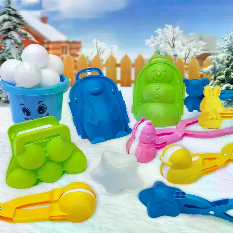 1Pcs Kid's Snowball Fight Snow Mold Tool Winter Penguin Duck Cartoon Sand Clip Snowball Maker Toy
1Pcs Kid's Snowball Fight Snow Mold Tool Winter Penguin Duck Cartoon Sand Clip Snowball Maker Toy