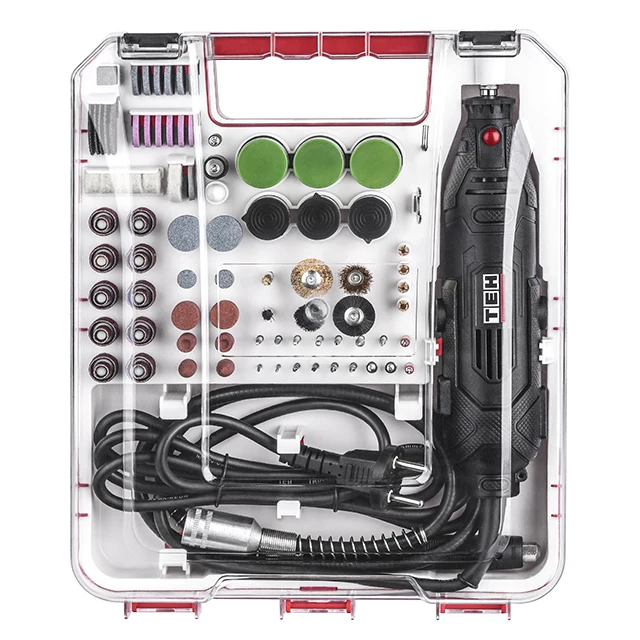 TEH Portable Mini Drill Rotary Tool Electric Die Grinder Set Power Tool With 218 Pcs Accessory kit
TEH Portable Mini Drill Rotary Tool Electric Die Grinder Set Power Tool With 218 Pcs Accessory kit