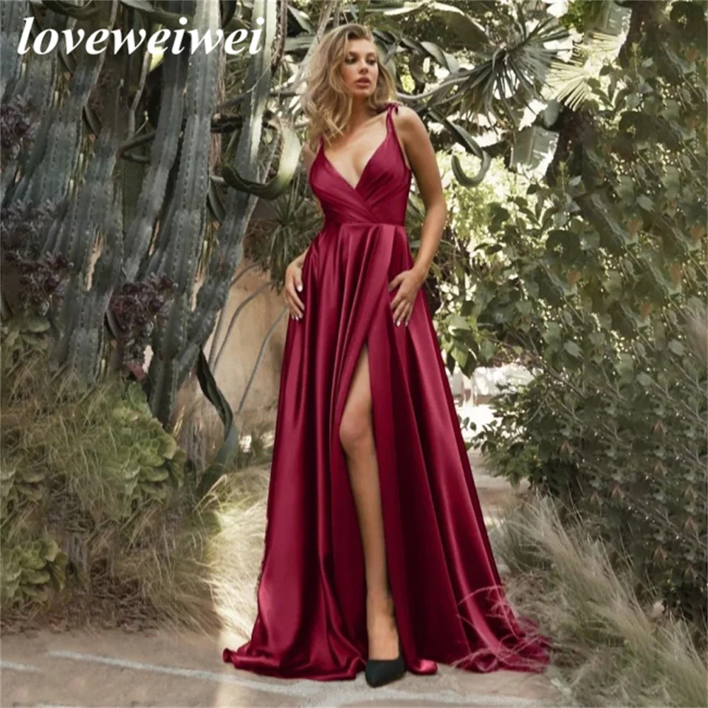 Unique Spaghetti Straps Evening Dress Sleeveless Column Evening Gown Floor-Length Elastic Woven Satin Prom Dresses With Ruffles
Unique Spaghetti Straps Evening Dress Sleeveless Column Evening Gown Floor-Length Elastic Woven Satin Prom Dresses With Ruffles
