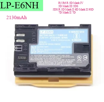 3PCS WCWD 100% brand new 7.2V 2130mAh LP-E6NH LPE6NH Battery for Canon EOS R R5 R6 5DS 6D 7D 60D 70D 80D 90D
3PCS WCWD 100% brand new 7.2V 2130mAh LP-E6NH LPE6NH Battery for Canon EOS R R5 R6 5DS 6D 7D 60D 70D 80D 90D