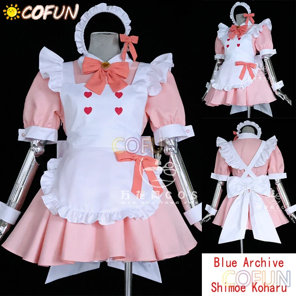 COFUN Blue Archive Shimoe Koharu Cosplay Costume Halloween Game Suit Lovely Dress Maid Uniform Women Outfits Role Play Clothes
COFUN Blue Archive Shimoe Koharu Cosplay Costume Halloween Game Suit Lovely Dress Maid Uniform Women Outfits Role Play Clothes