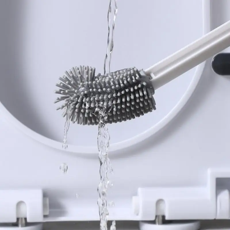 Сменная щетка для унитаза с мягкими силиконовыми щетинками, инструмент для чистки унитаза в ванной, легко моется
Сменная щетка для унитаза с мягкими силиконовыми щетинками, инструмент для чистки унитаза в ванной, легко моется