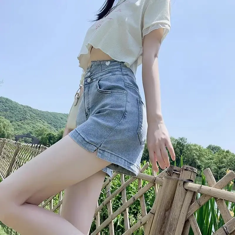 High-waisted Denim Shorts for Women Slimming Belly-covering American Hottie Casual Pants Trendy Ins
High-waisted Denim Shorts for Women Slimming Belly-covering American Hottie Casual Pants Trendy Ins
