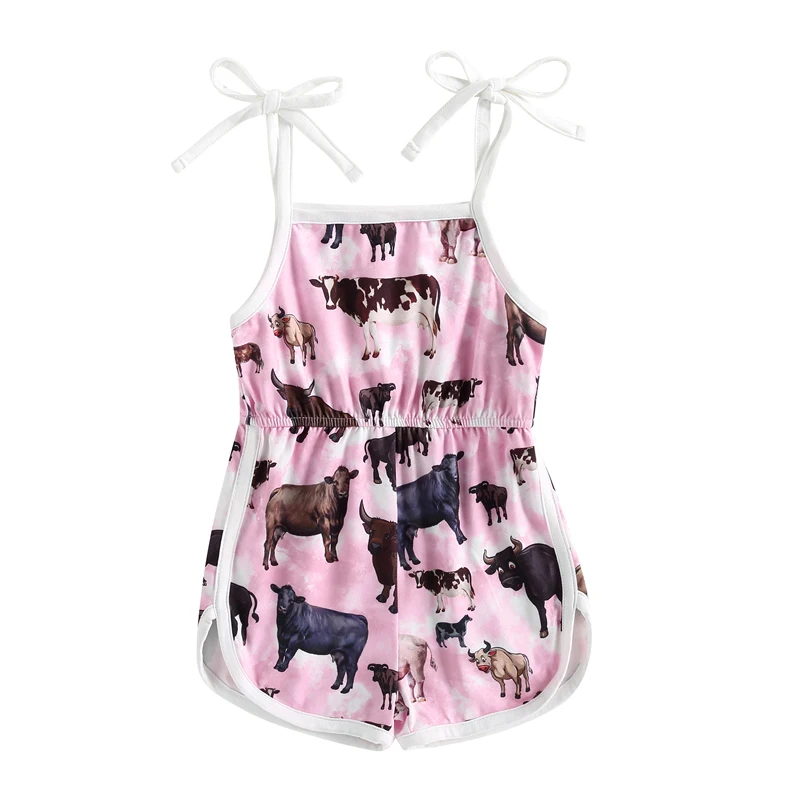 Western Toddler Baby Girl Clothes Sleeveless Cow Print Jumpsuit Summer Outfit
Western Toddler Baby Girl Clothes Sleeveless Cow Print Jumpsuit Summer Outfit