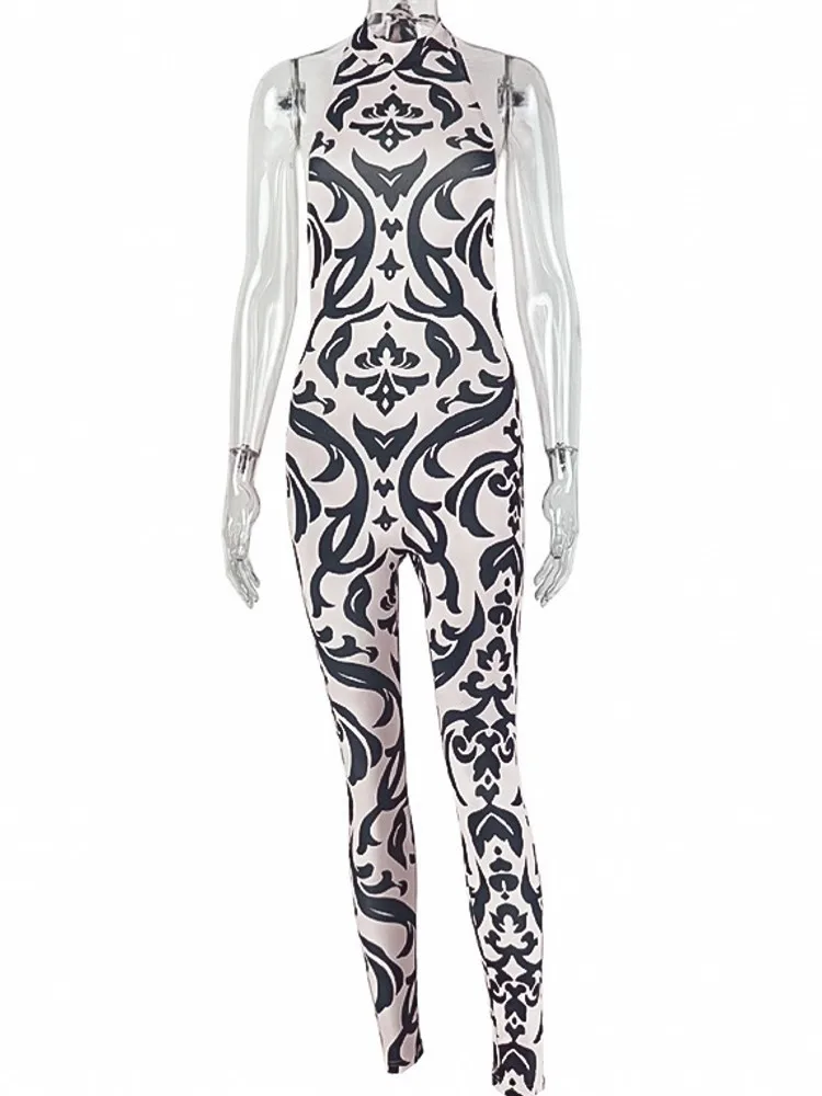Ретро-комбинезон женский, сексуальный, облегающий, с цветочным принтом, без рукавов, с круглым вырезом, универсальный, повседневный, весенняя мода
Ретро-комбинезон женский, сексуальный, облегающий, с цветочным принтом, без рукавов, с круглым вырезом, универсальный, повседневный, весенняя мода