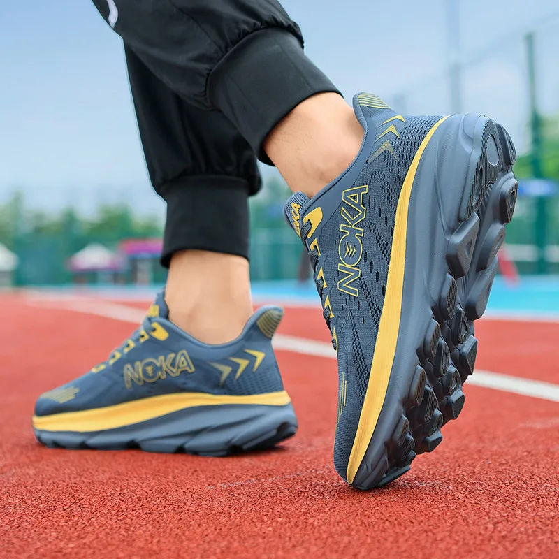 New Arrival Men Fashion Thick Sole Running Shoes Fly Woven Mesh Breathable Sports Casual Trendy Sneakers
New Arrival Men Fashion Thick Sole Running Shoes Fly Woven Mesh Breathable Sports Casual Trendy Sneakers