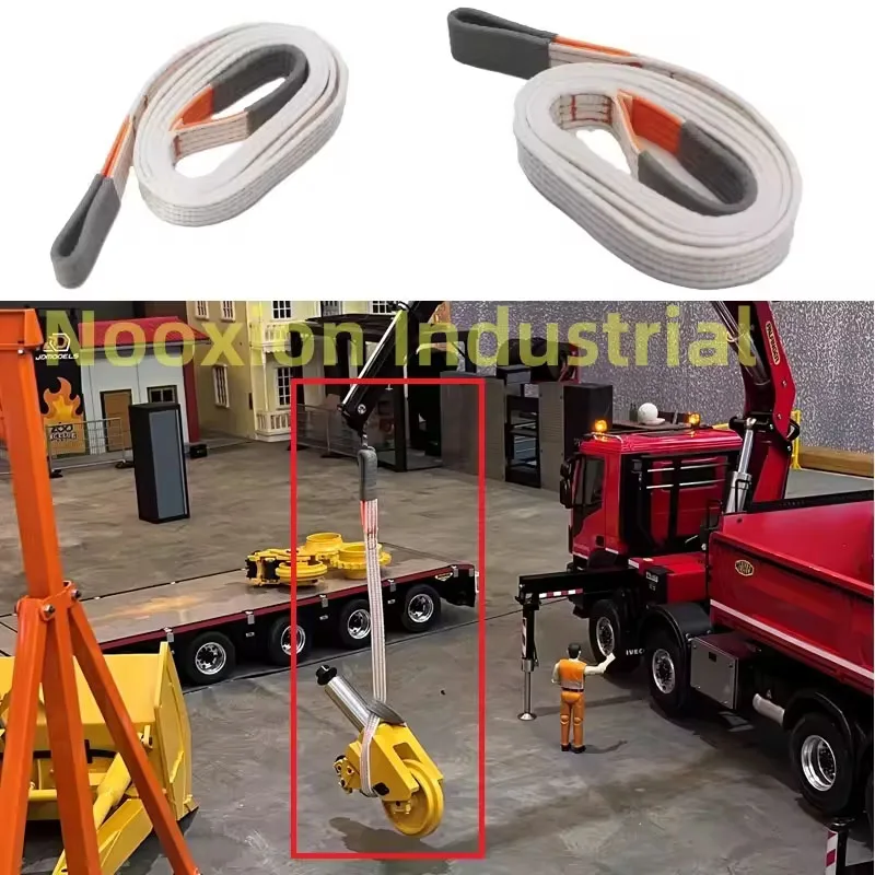 JDM Crane Lifting Sling Tow Rope Sling for 1/14 Tamiya RC Dump Truck JX SCANIA 770S Volvo FH16XL 750 BENZ Arocs MAN TGX LESU Car
JDM Crane Lifting Sling Tow Rope Sling for 1/14 Tamiya RC Dump Truck JX SCANIA 770S Volvo FH16XL 750 BENZ Arocs MAN TGX LESU Car