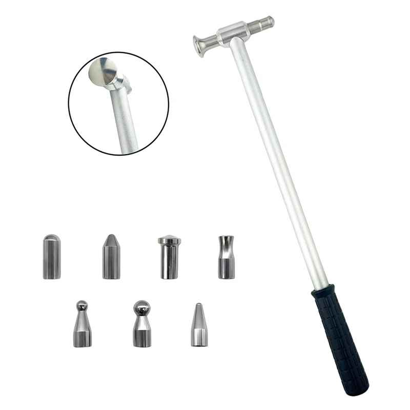 Автомобильный молоток, автомобильный молоток для ремонта ударов, инструмент для выравнивания, набор для удаления вмятин краски, портативный плоский молоток, несколько сменных головок
Автомобильный молоток, автомобильный молоток для ремонта ударов, инструмент для выравнивания, набор для удаления вмятин краски, портативный плоский молоток, несколько сменных головок