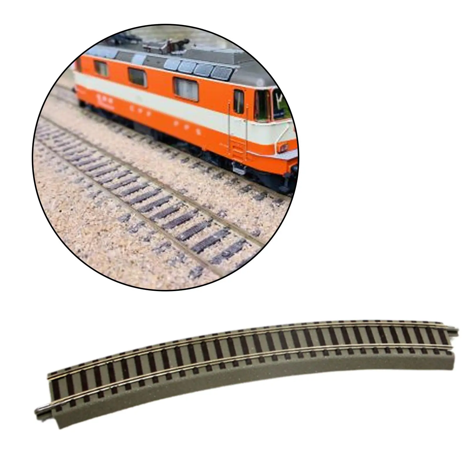 1/87 Electric Train HO Track Rail Connection Curved Rail HO Gauge Curved Track for Model Railway Set Electric Railroad Supplies
1/87 Electric Train HO Track Rail Connection Curved Rail HO Gauge Curved Track for Model Railway Set Electric Railroad Supplies