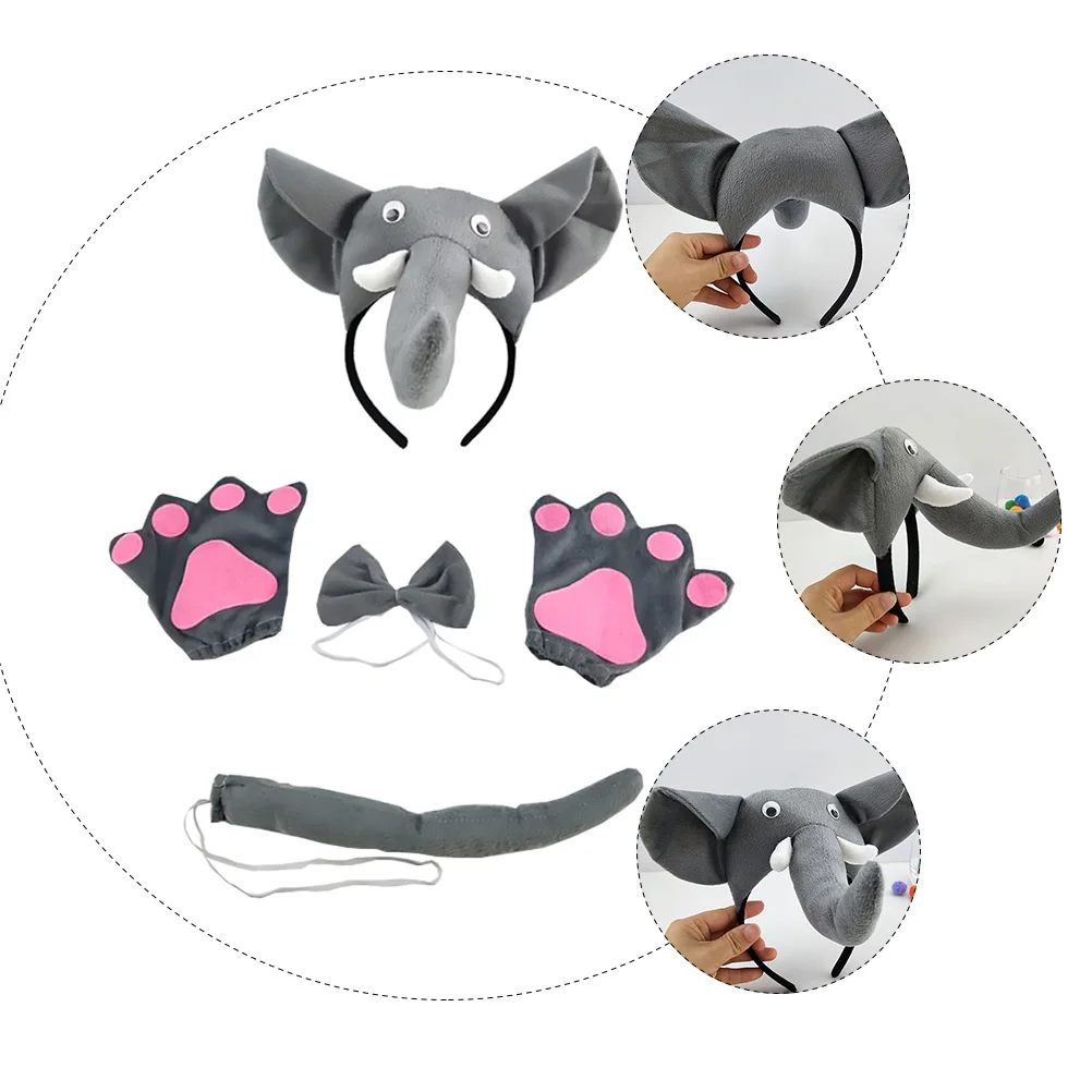 5 Pcs Elephant Headband Headdress Costume Headwear Cosplay Comfortable Cloth Cartoon Crafted Costumes
5 Pcs Elephant Headband Headdress Costume Headwear Cosplay Comfortable Cloth Cartoon Crafted Costumes