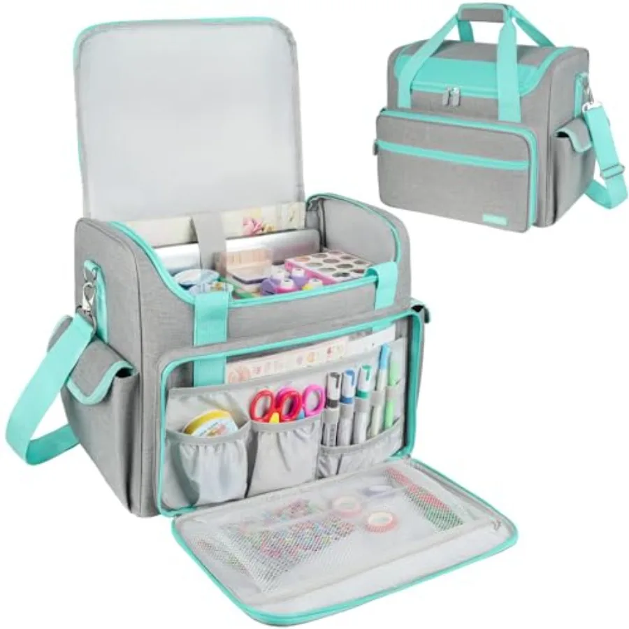 Craft Bag for Scrapbook Supplies Large Scrapbook Tote with 15.6'' Laptop Sleeve Art Supply Storage Bag with Multiple Pockets fo
Craft Bag for Scrapbook Supplies Large Scrapbook Tote with 15.6'' Laptop Sleeve Art Supply Storage Bag with Multiple Pockets fo