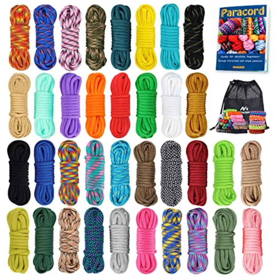 10Feet Prcord 550 Como kit, Paracord Bracelets Making kit - Multifunction Paracord Rope with Instruction for Making Lanyard, Do
10Feet Prcord 550 Como kit, Paracord Bracelets Making kit - Multifunction Paracord Rope with Instruction for Making Lanyard, Do
