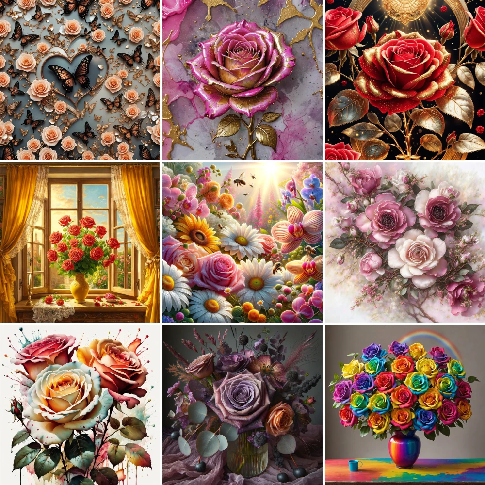 Flowers Rose Printed 11CT Cross-Stitch Embroidery Set DMC Threads Painting Knitting Needlework Handmade Needle Design Jewelry
Flowers Rose Printed 11CT Cross-Stitch Embroidery Set DMC Threads Painting Knitting Needlework Handmade Needle Design Jewelry