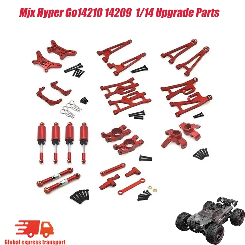 Mjx Hyper Go14210 14209 1/14 Upgrade Parts Metal Front Steering Component for Rc Car CNC Aluminum Accessories Car Accessories
Mjx Hyper Go14210 14209 1/14 Upgrade Parts Metal Front Steering Component for Rc Car CNC Aluminum Accessories Car Accessories