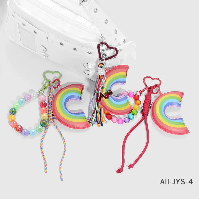 Y2K Sweet Dopamine Color Beaded Rainbow Keychain Ins Style Braided Rope Keyring Bag Pendant Backpack Hanging Decoration
Y2K Sweet Dopamine Color Beaded Rainbow Keychain Ins Style Braided Rope Keyring Bag Pendant Backpack Hanging Decoration