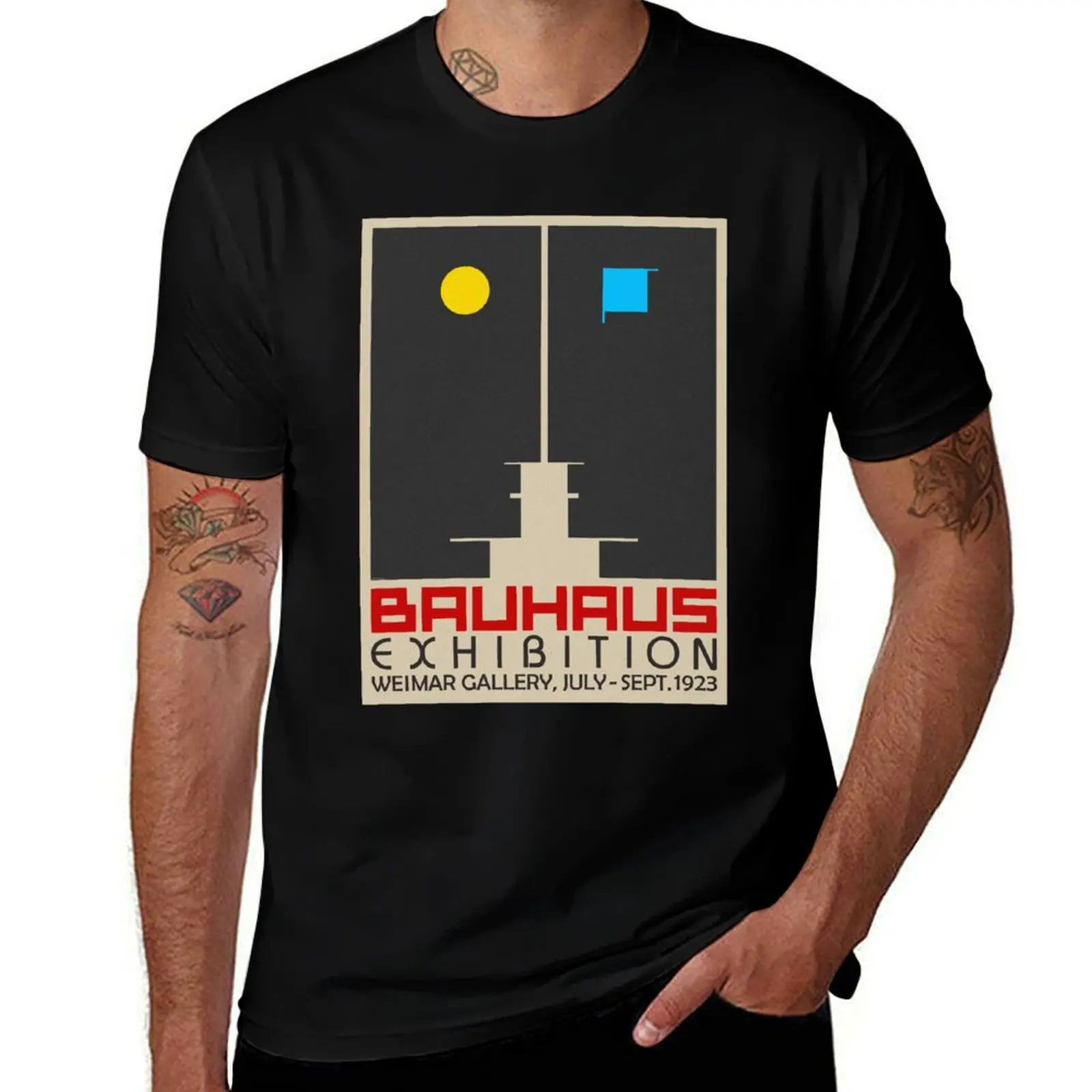 Bauhaus Exhibition III Poster / Weimar Gallery T-Shirt summer top gifts for boyfriend mens graphic t-shirts funny
Bauhaus Exhibition III Poster / Weimar Gallery T-Shirt summer top gifts for boyfriend mens graphic t-shirts funny
