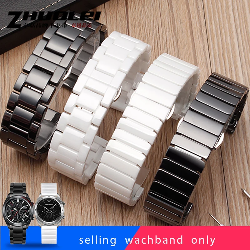 High Quality Silver Depolyment Watch Buckle and White Ceramics Watch Bands Men Women Strap Bracelets 14mm15 16mm 18mm 20mm 22mm
High Quality Silver Depolyment Watch Buckle and White Ceramics Watch Bands Men Women Strap Bracelets 14mm15 16mm 18mm 20mm 22mm