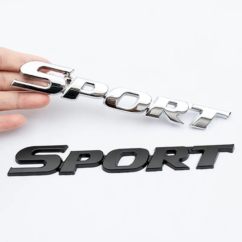 Car logo sports metal 3D three-dimensional car sticker tail label label door panel side label SPORT sports version, modified
Car logo sports metal 3D three-dimensional car sticker tail label label door panel side label SPORT sports version, modified