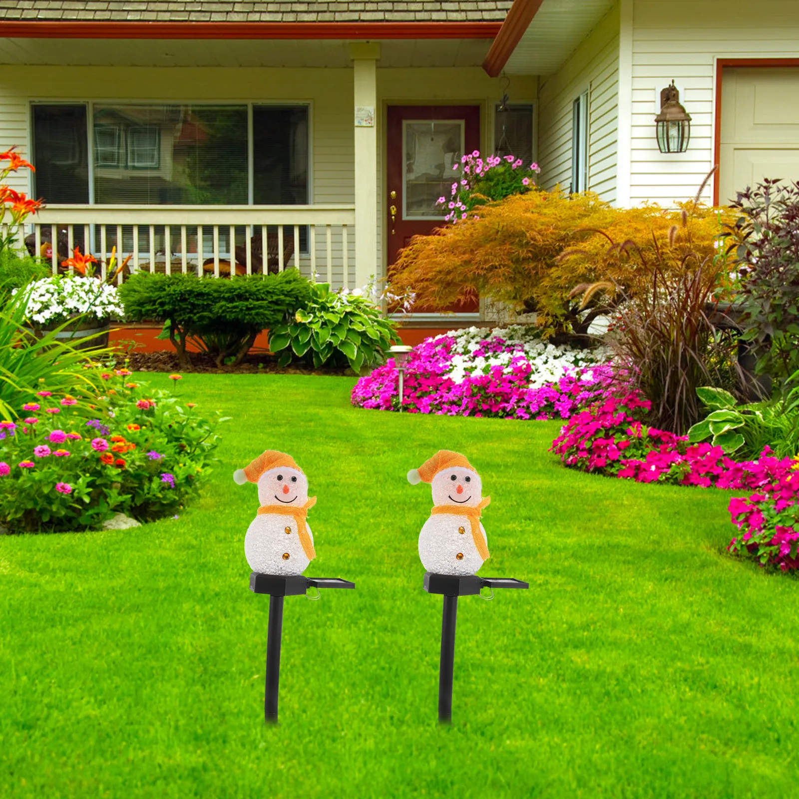 Solar Lawn Lamp Ground Light Yard Lamp Snowman Stick Lamp Outdoor Lamp
Solar Lawn Lamp Ground Light Yard Lamp Snowman Stick Lamp Outdoor Lamp