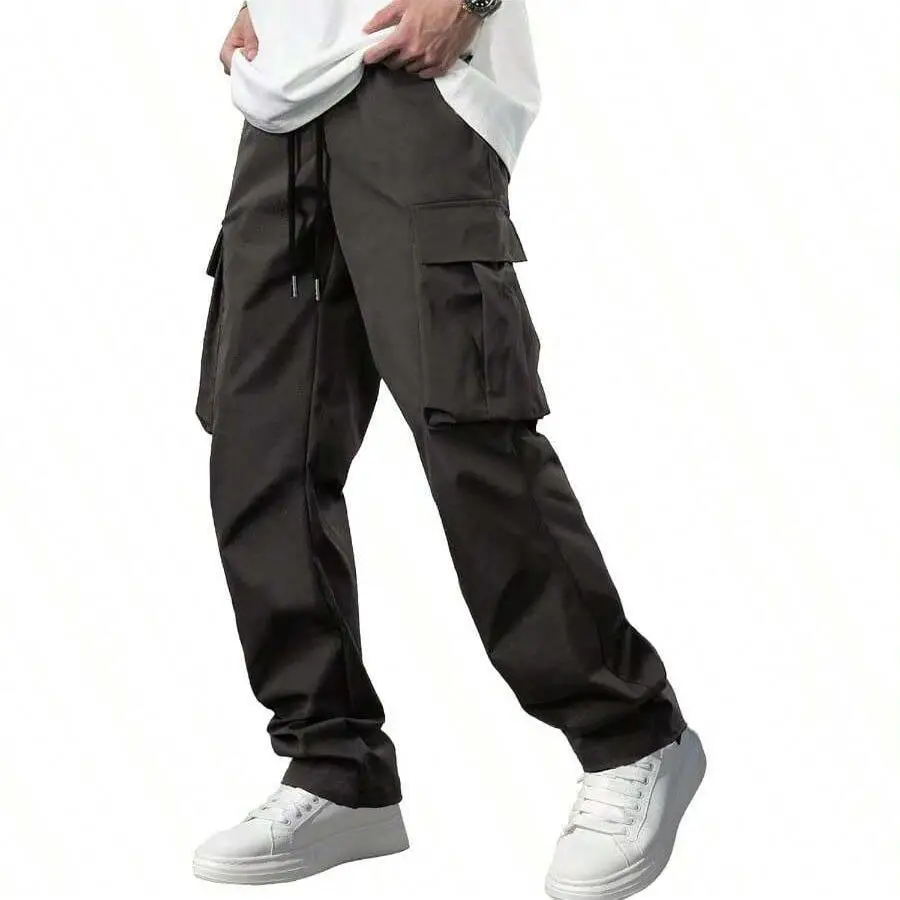 Men's Casual Workwear Pants Outdoor Sports Multi-Pocket Drawstring Trousers Straight Loose High Waist Korean Style Neutral
Men's Casual Workwear Pants Outdoor Sports Multi-Pocket Drawstring Trousers Straight Loose High Waist Korean Style Neutral
