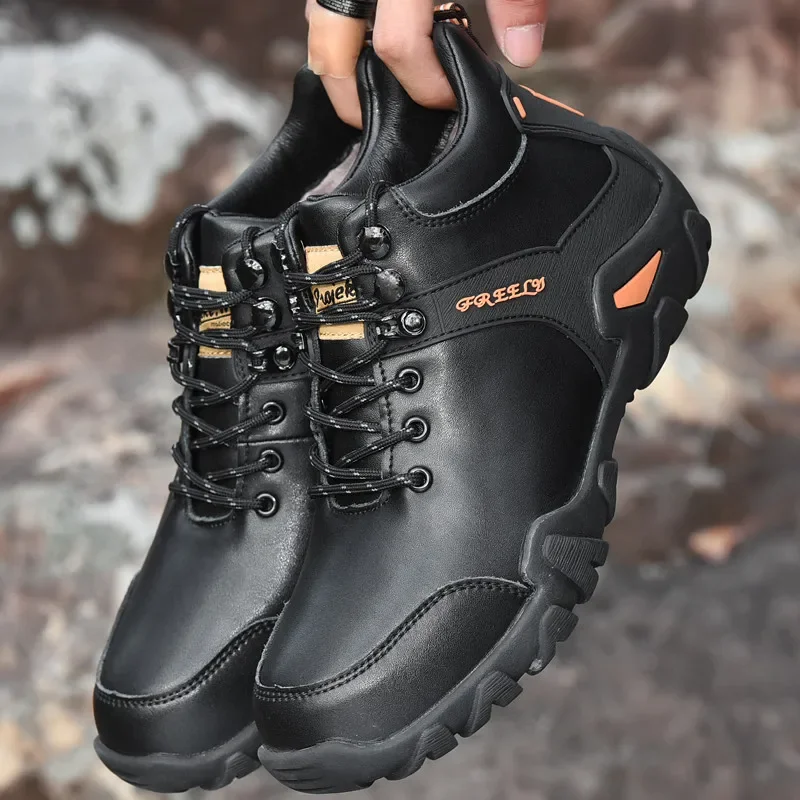 2024 New Autumn Winter Hiking Shoes Men Large Size 48 Leather Hiking Boots Non-slip High-top Men Outdoor Sneakers Trekking Shoes
2024 New Autumn Winter Hiking Shoes Men Large Size 48 Leather Hiking Boots Non-slip High-top Men Outdoor Sneakers Trekking Shoes