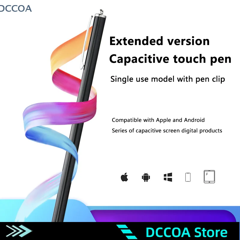 Long Stylus Pen 18.5M Capacitive Tablet Touch Screen Pencil For IPhone Samsung IPad Universal Android Phone Drawing Touch Pencil
Long Stylus Pen 18.5M Capacitive Tablet Touch Screen Pencil For IPhone Samsung IPad Universal Android Phone Drawing Touch Pencil