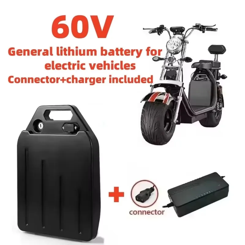Electric Scooter Battery 60V 20Ah-100Ah, Suitable for 250W~1500W Motorcycle/tricycle Waterproof Lithium Battery+67.2V Charger
Electric Scooter Battery 60V 20Ah-100Ah, Suitable for 250W~1500W Motorcycle/tricycle Waterproof Lithium Battery+67.2V Charger