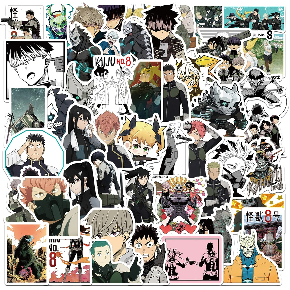 10/30/50pcs Japan Anime Kaiju No. 8 Stickers Graffiti Waterproof Decals Toy DIY Water Bottle Guitar Cool Cartoon Sticker for KId
10/30/50pcs Japan Anime Kaiju No. 8 Stickers Graffiti Waterproof Decals Toy DIY Water Bottle Guitar Cool Cartoon Sticker for KId