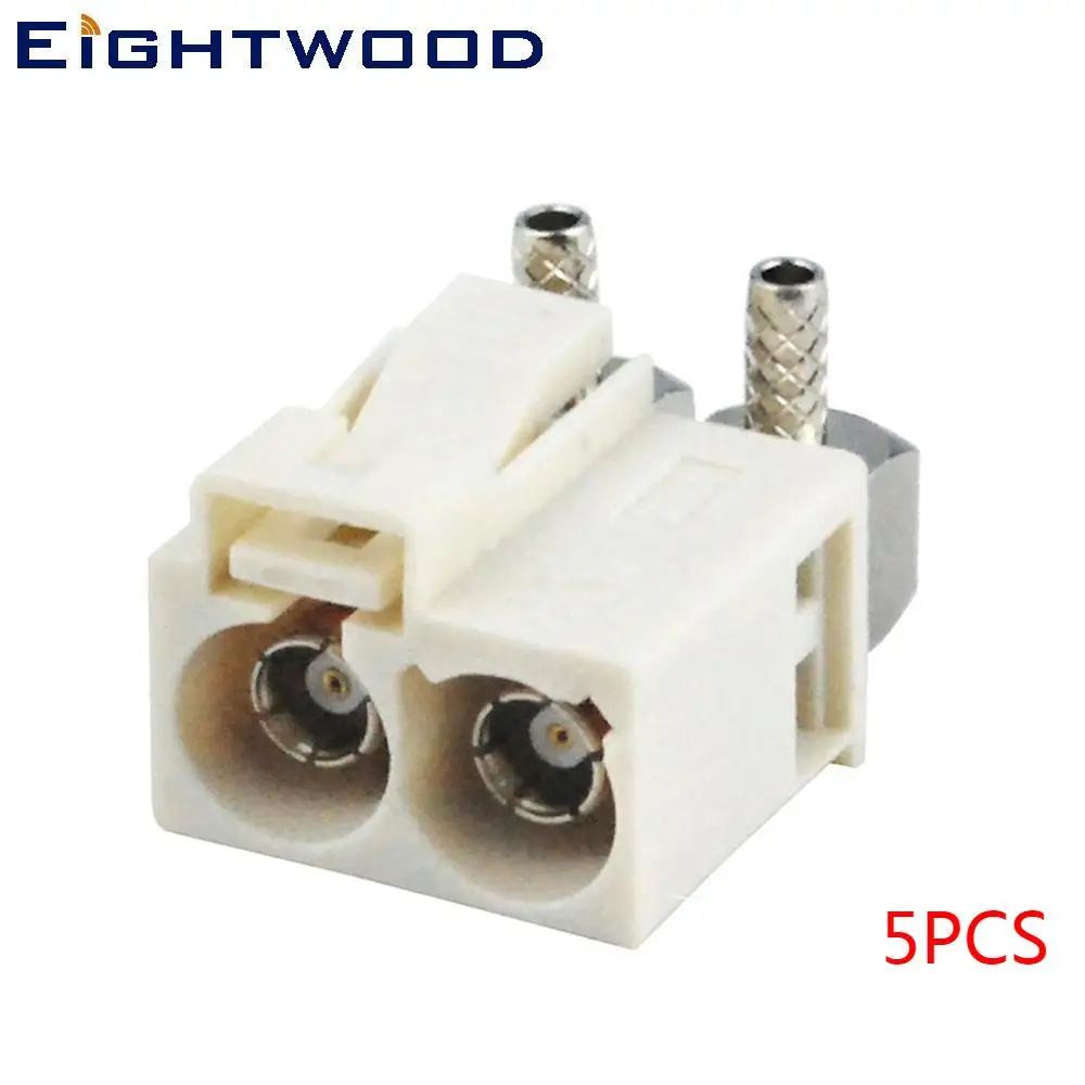 Eightwood Car Radio Antenna Adapter Fakra B Witer/9001 Double Code Jack Female Right Angle for RG316 RG174 LMR100 Cable 5PCS
Eightwood Car Radio Antenna Adapter Fakra B Witer/9001 Double Code Jack Female Right Angle for RG316 RG174 LMR100 Cable 5PCS