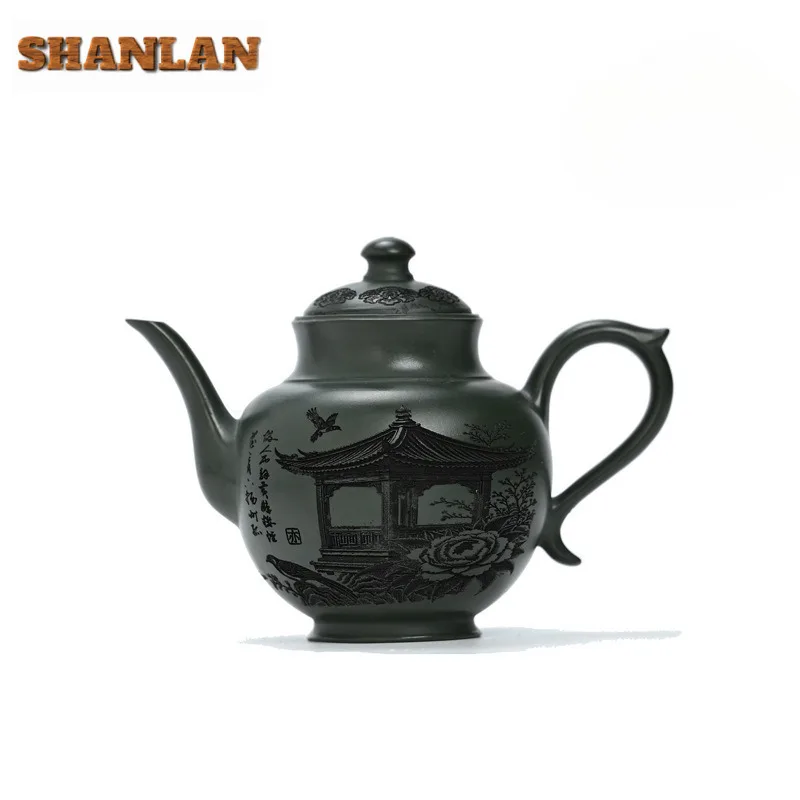 240ML High-end Yixing Purple Clay Teapots Artists Handmade Duo Qiu Pot Raw Ore Green Mud Kettle With Infuser Zisha Tea Set Craft
240ML High-end Yixing Purple Clay Teapots Artists Handmade Duo Qiu Pot Raw Ore Green Mud Kettle With Infuser Zisha Tea Set Craft