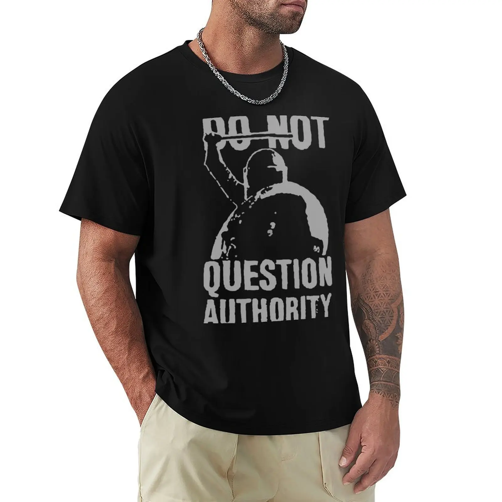 BU Do Not Question Authority T-Shirt baggy shirts vintage clothes Louboutins black t shirts for men
BU Do Not Question Authority T-Shirt baggy shirts vintage clothes Louboutins black t shirts for men