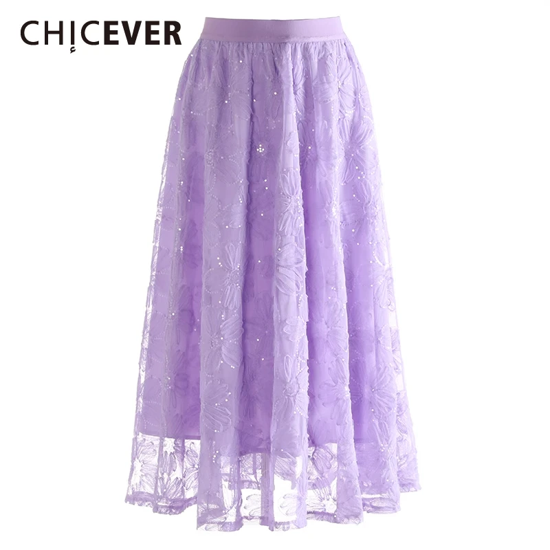 CHICEVER однотонная юбка-миди с блестками, платья для женщин, плиссированные сказочные юбки с высокой талией и вышивкой, женские
CHICEVER однотонная юбка-миди с блестками, платья для женщин, плиссированные сказочные юбки с высокой талией и вышивкой, женские