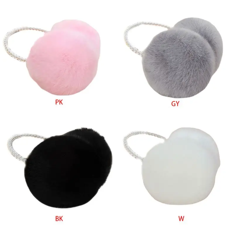 Women Girls Winter Plush Earmuffs Imitation Pearl Beaded Headband Thicken Drop Shipping
Women Girls Winter Plush Earmuffs Imitation Pearl Beaded Headband Thicken Drop Shipping