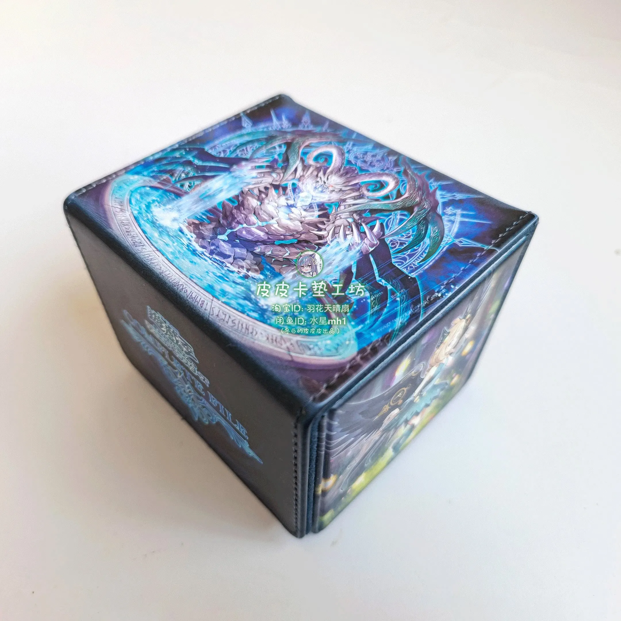 Yu-Gi-Oh! Runick Fountain Themed Magnetic Leather Board Game Card Box Time Trading Morganite Game Collection Card Storage Box
Yu-Gi-Oh! Runick Fountain Themed Magnetic Leather Board Game Card Box Time Trading Morganite Game Collection Card Storage Box