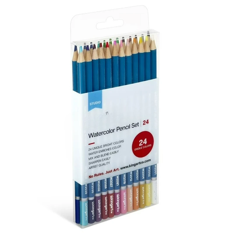 Watercolor Pencils, 24 Count Water-Soluble Colored Pencils with Soft Break-Resistant Core, Vibrant Pigment Art Pencils for Wet & Dry Painting, Blending, Shading, Sketching, Adult Coloring Books, Artist Drawing & Beginner Art Supplies
Watercolor Pencils, 24 Count Water-Soluble Colored Pencils with Soft Break-Resistant Core, Vibrant Pigment Art Pencils for Wet & Dry Painting, Blending, Shading, Sketching, Adult Coloring Books, Artist Drawing & Beginner Art Supplies