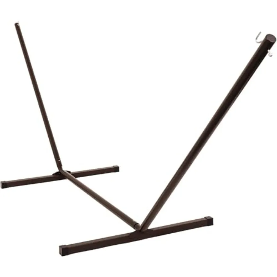 Portable 2 Person Heavy Duty Steel 11.5 FT Hammock Stand with Hooks and Chains, Fit 9-11 Ft Hammock for Outside, 450 Pounds Capacity, Coffee Frosted
Portable 2 Person Heavy Duty Steel 11.5 FT Hammock Stand with Hooks and Chains, Fit 9-11 Ft Hammock for Outside, 450 Pounds Capacity, Coffee Frosted
