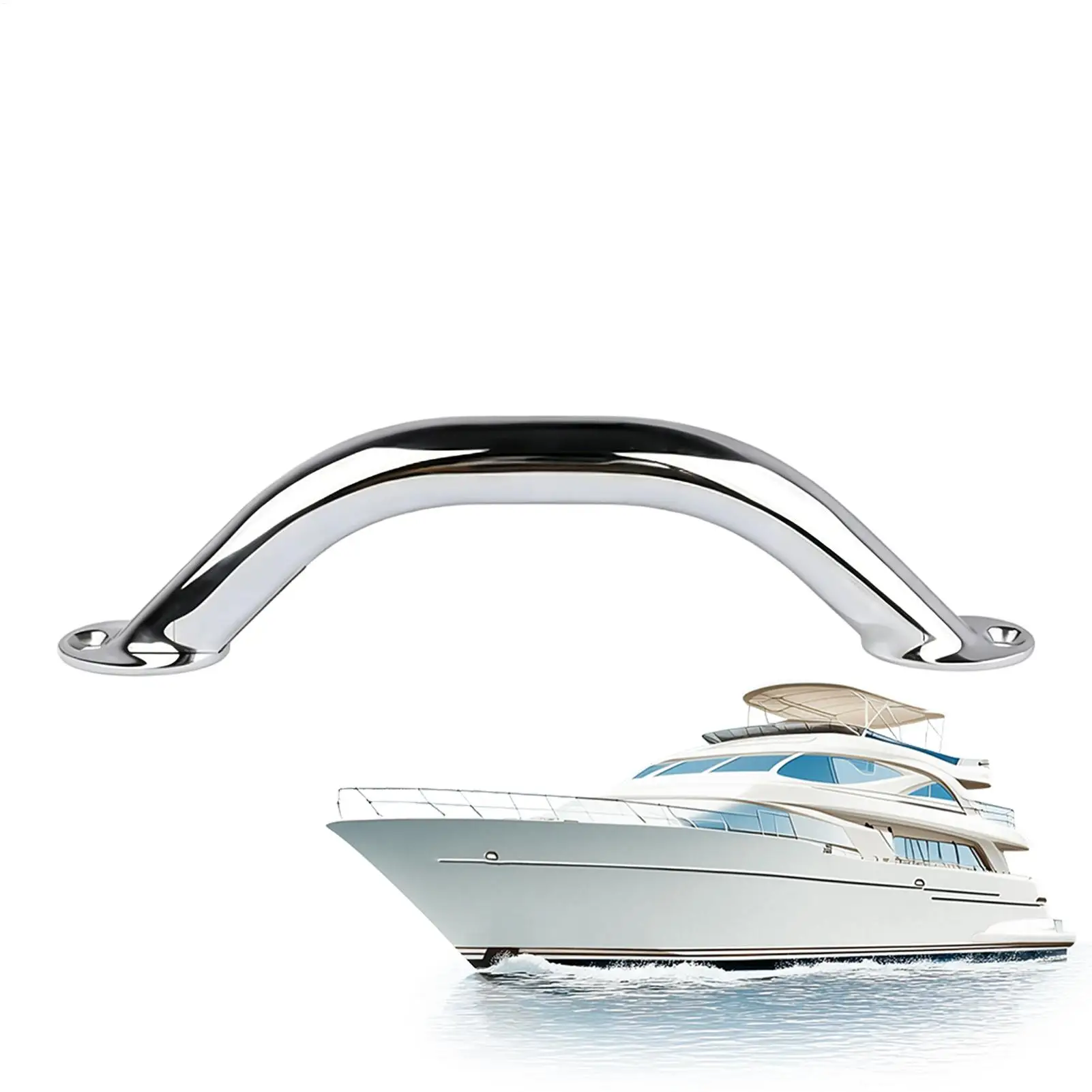 RV Grab Handle Round Tube Stainless Steel Safe Handrail RV Door Grab Handle for Marine Yacht Dock Deck Door Boarding Step Ladder
RV Grab Handle Round Tube Stainless Steel Safe Handrail RV Door Grab Handle for Marine Yacht Dock Deck Door Boarding Step Ladder