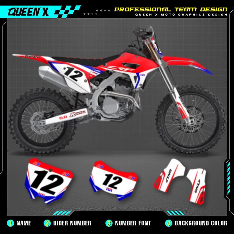 Queen X MOTOR Custom Graphics Decals Stickers Kit For Honda CRF250RX 2022 2023 2024 CRF450RX 2021-2024
Queen X MOTOR Custom Graphics Decals Stickers Kit For Honda CRF250RX 2022 2023 2024 CRF450RX 2021-2024