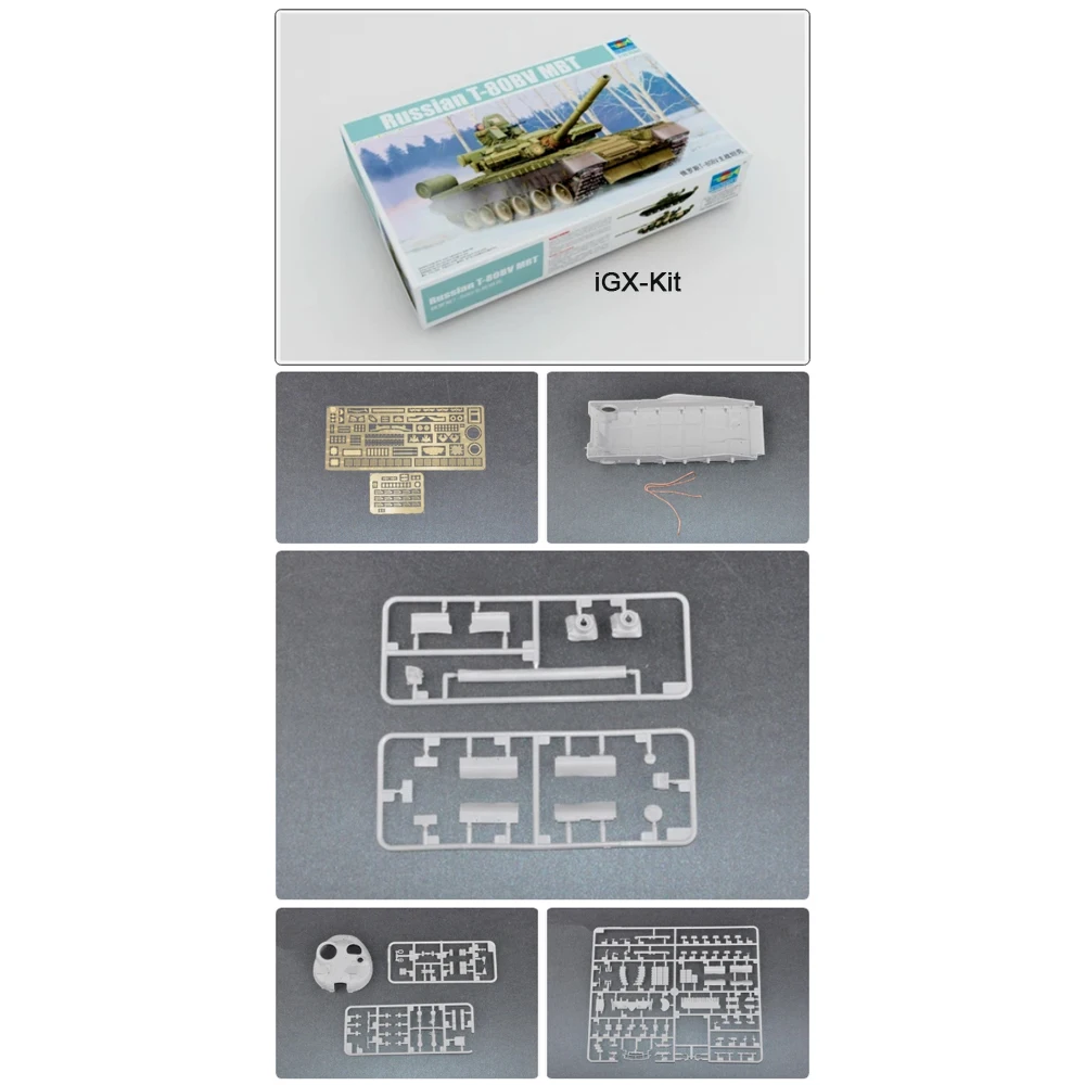Trumpeter 05566 1:35 Russian T80 T80BV T-80 BV MBT Main Battle Tank Vehicle Toy Handcraft Plastic Assembly Model Building Kit
Trumpeter 05566 1:35 Russian T80 T80BV T-80 BV MBT Main Battle Tank Vehicle Toy Handcraft Plastic Assembly Model Building Kit