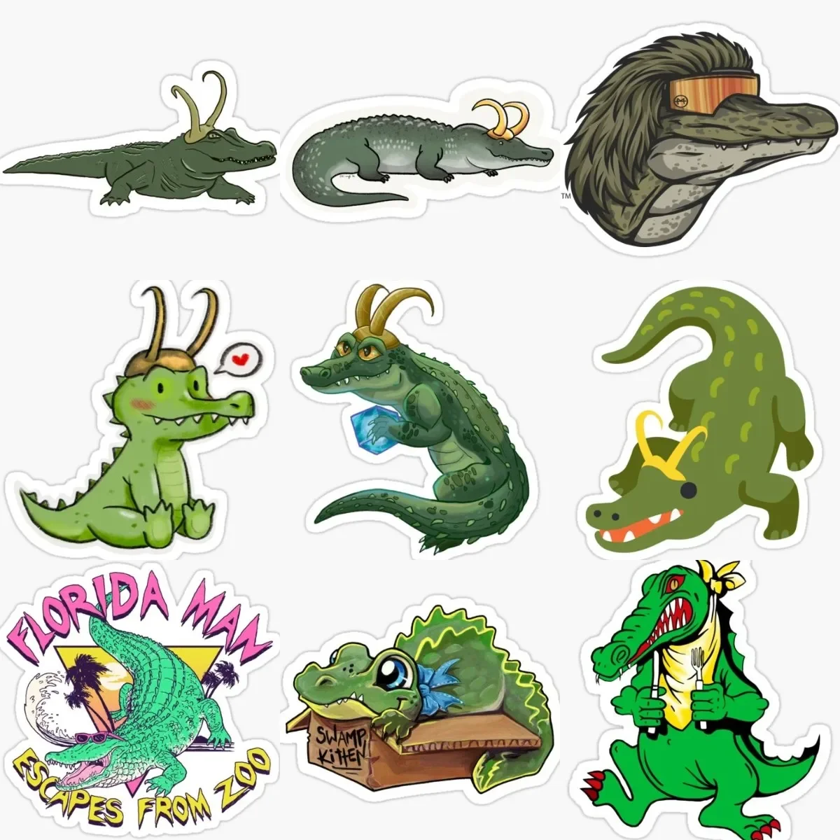 Creativity Catoon Cute Crocodile Sticker Laptop Window Moto Bike Wall Room Door Helmet Van Car Decoration Decal Customizable
Creativity Catoon Cute Crocodile Sticker Laptop Window Moto Bike Wall Room Door Helmet Van Car Decoration Decal Customizable