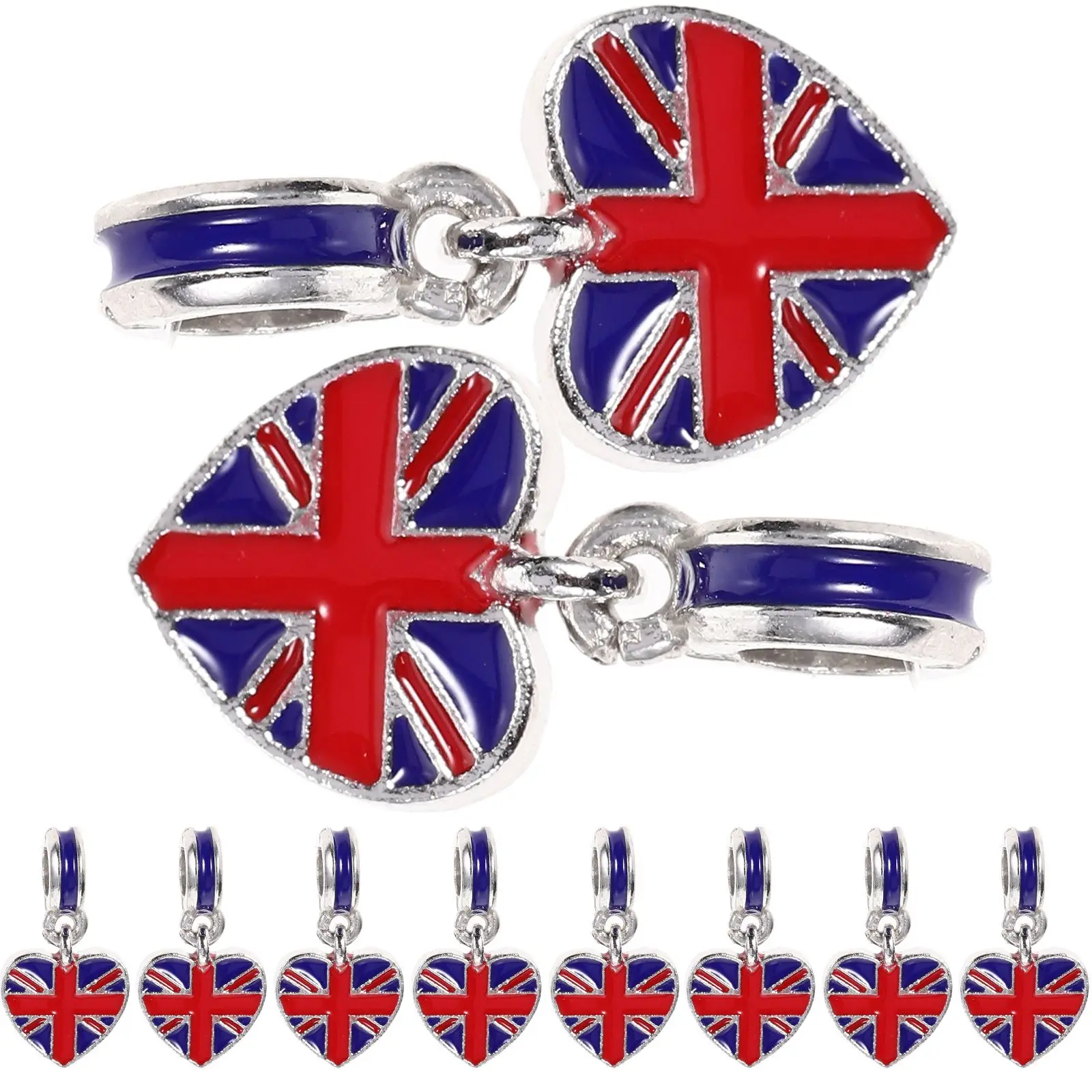 10 Pcs Britain Flag Bracelet Women Hand Jewelry Alloy Key Ring Elegant Gift for Female Friends Long Lasting Use
10 Pcs Britain Flag Bracelet Women Hand Jewelry Alloy Key Ring Elegant Gift for Female Friends Long Lasting Use