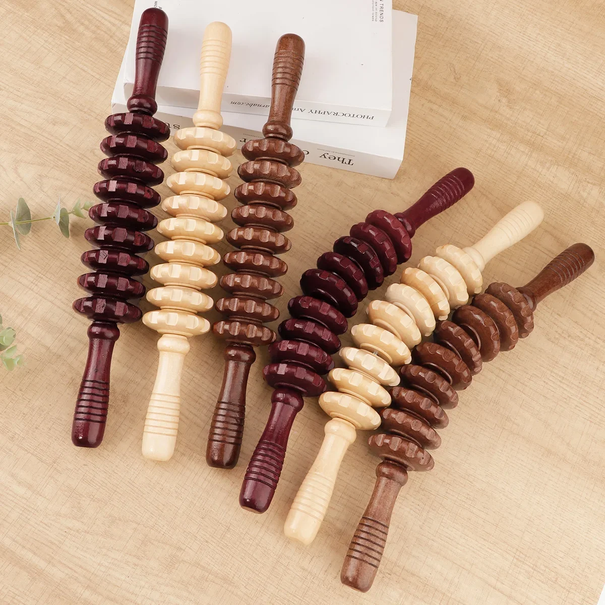Wooden Therapy Massager Roller Trigger Point Massager Stick for Fascia Cellulite Muscle & Abdomen Body, Muscle Belly Relief Too
Wooden Therapy Massager Roller Trigger Point Massager Stick for Fascia Cellulite Muscle & Abdomen Body, Muscle Belly Relief Too