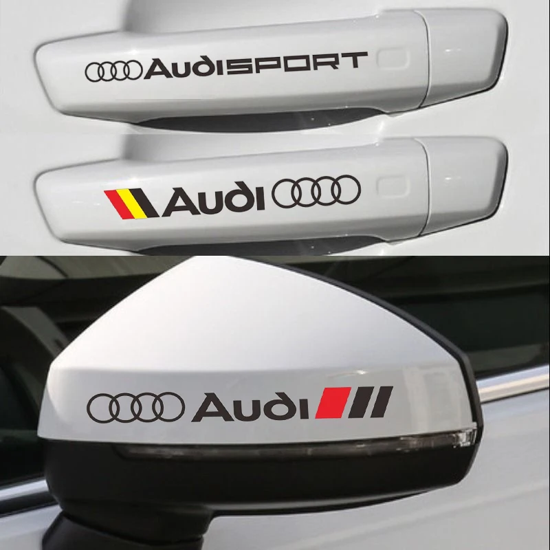 Car Door Handle Decoration Sticker Wiper Rearview mirror Decal For Audi Sline A3 A4 B8 8P B9 8V B6 A5 B7 A1 A6 C6 Q3 Q5 C7 8I TT
Car Door Handle Decoration Sticker Wiper Rearview mirror Decal For Audi Sline A3 A4 B8 8P B9 8V B6 A5 B7 A1 A6 C6 Q3 Q5 C7 8I TT