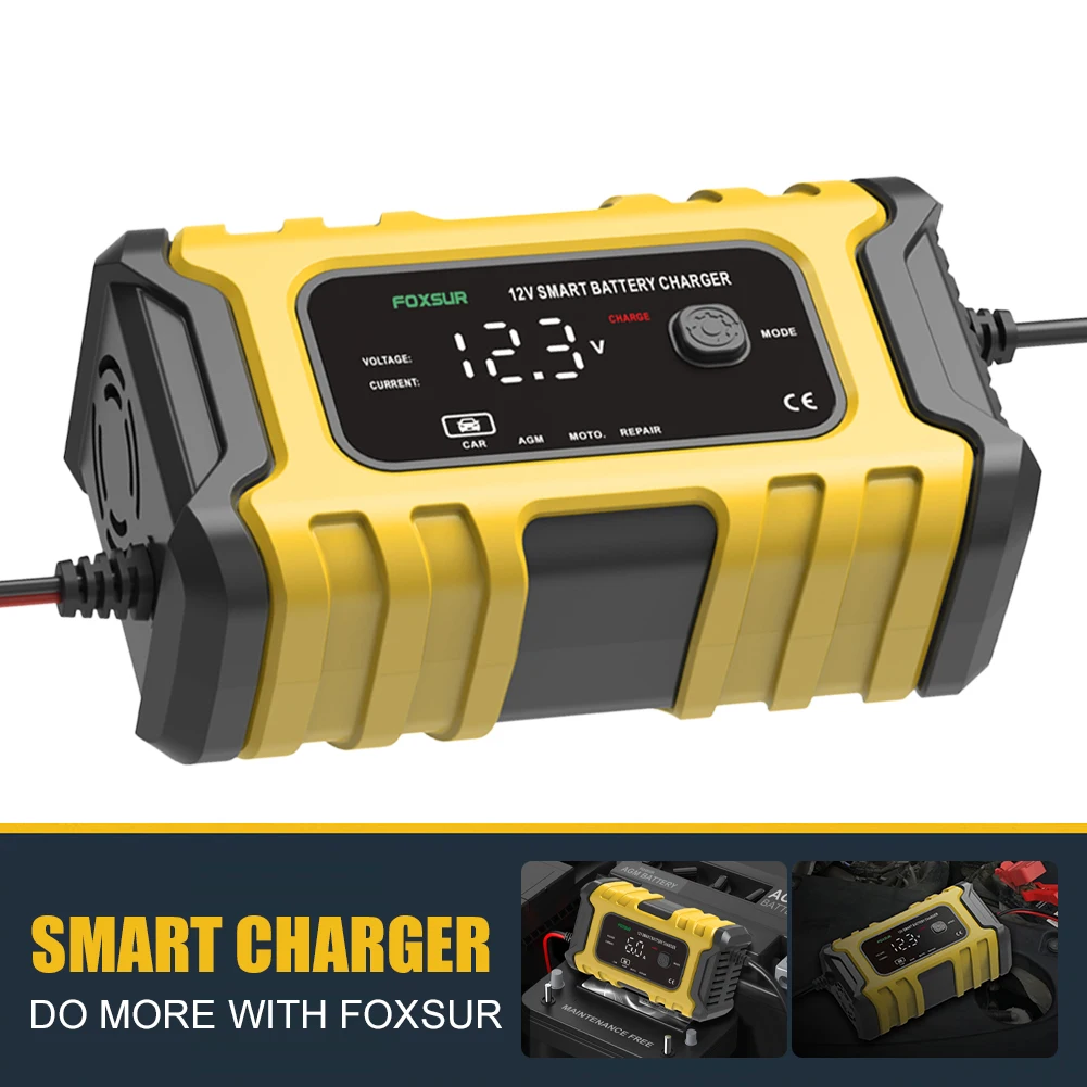 12V6A motorcycle battery charger, intelligent car battery charger, multi battery mode repairer
12V6A motorcycle battery charger, intelligent car battery charger, multi battery mode repairer