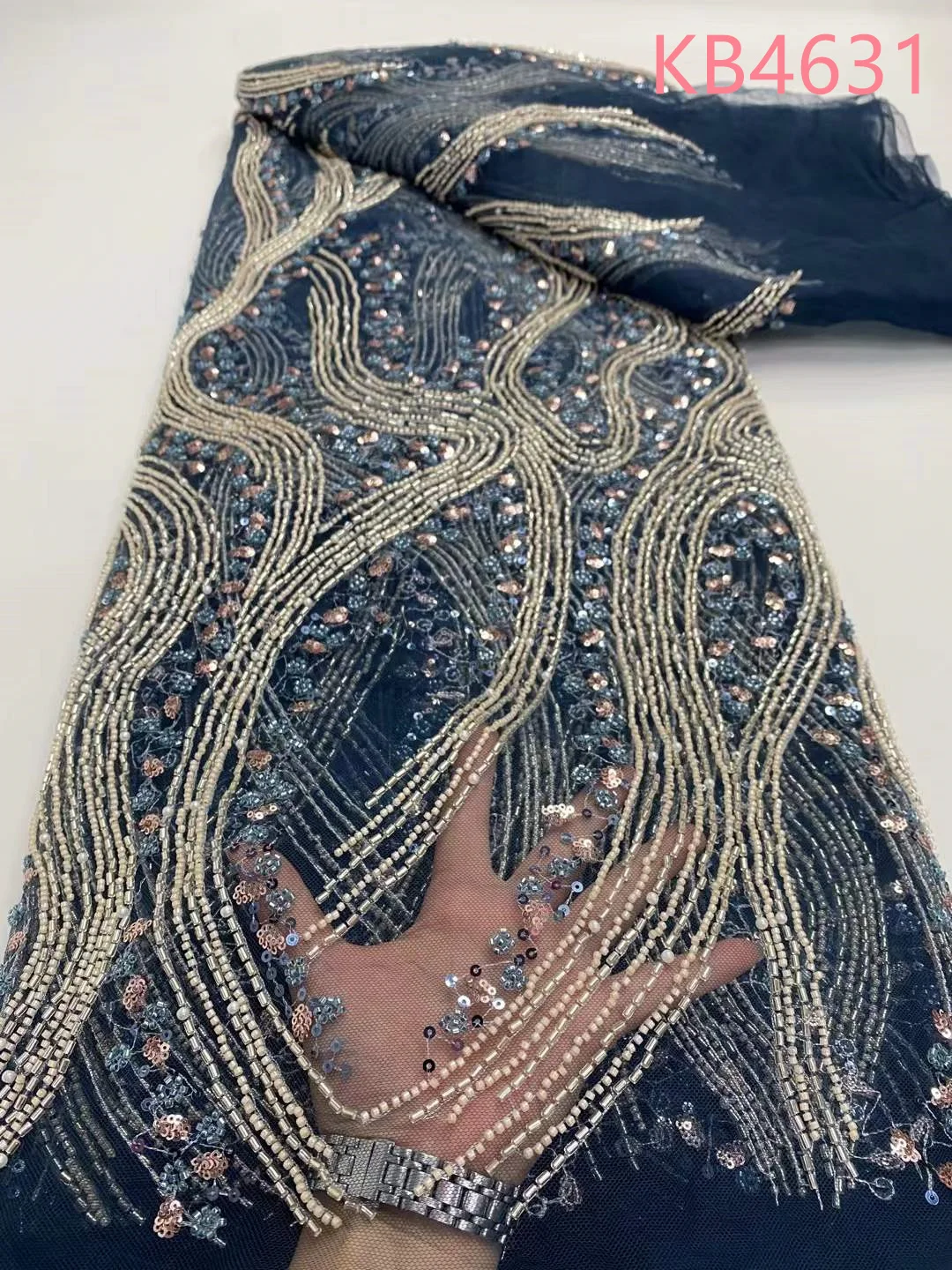 Handmade Beads Tulle Lace Fabric African Fabric Lace High Quality 2025 Embroidered Tulle Wedding Dress Lace For Sewing KB4631
Handmade Beads Tulle Lace Fabric African Fabric Lace High Quality 2025 Embroidered Tulle Wedding Dress Lace For Sewing KB4631