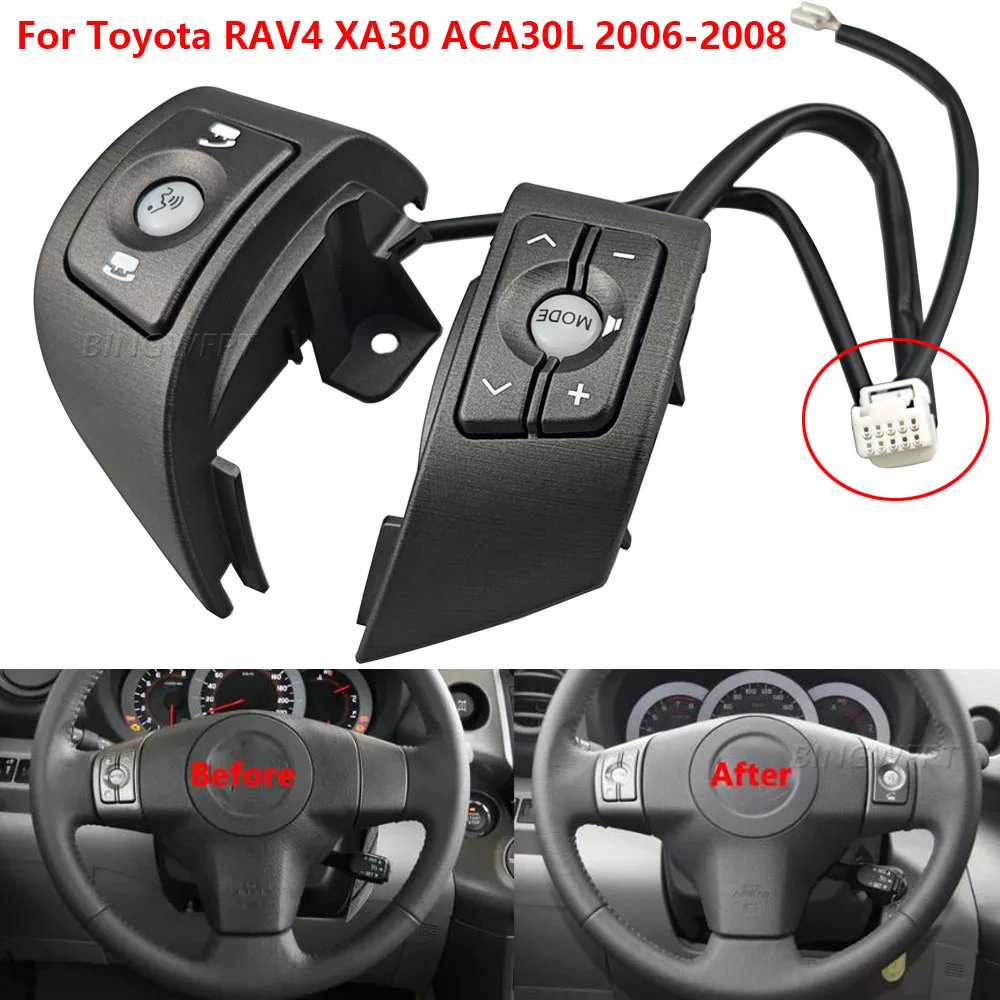Car Steering Wheel Control Switch Styling Buttons 84247-42030 For Toyota Rav4 RAV4 XA30 ACA30L 2006-2008
Car Steering Wheel Control Switch Styling Buttons 84247-42030 For Toyota Rav4 RAV4 XA30 ACA30L 2006-2008