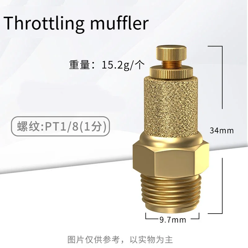 Brass Pneumatic Exhaust Muffler SilencerSL-01 1/8 1/4 3/8 1/2 3/4 BSP Male Thread For Air Noise Filter Control Manual Valve Pump
Brass Pneumatic Exhaust Muffler SilencerSL-01 1/8 1/4 3/8 1/2 3/4 BSP Male Thread For Air Noise Filter Control Manual Valve Pump