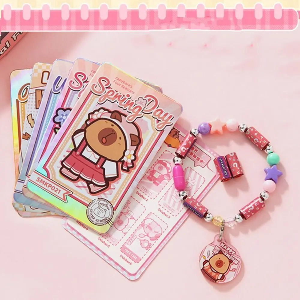 Creative Capibala Stickers Bracelets Set DIY Cartoon Animal Scroll Stickers Bracelet Tear-proof Colorful
Creative Capibala Stickers Bracelets Set DIY Cartoon Animal Scroll Stickers Bracelet Tear-proof Colorful