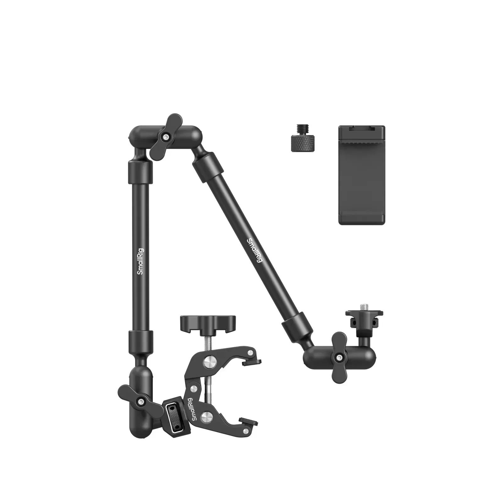 SmallRig Adjustable Magic Arm with Crab Clamp Kit Desktop Tripod for Smartphones Webcams Action Cameras 4766
SmallRig Adjustable Magic Arm with Crab Clamp Kit Desktop Tripod for Smartphones Webcams Action Cameras 4766