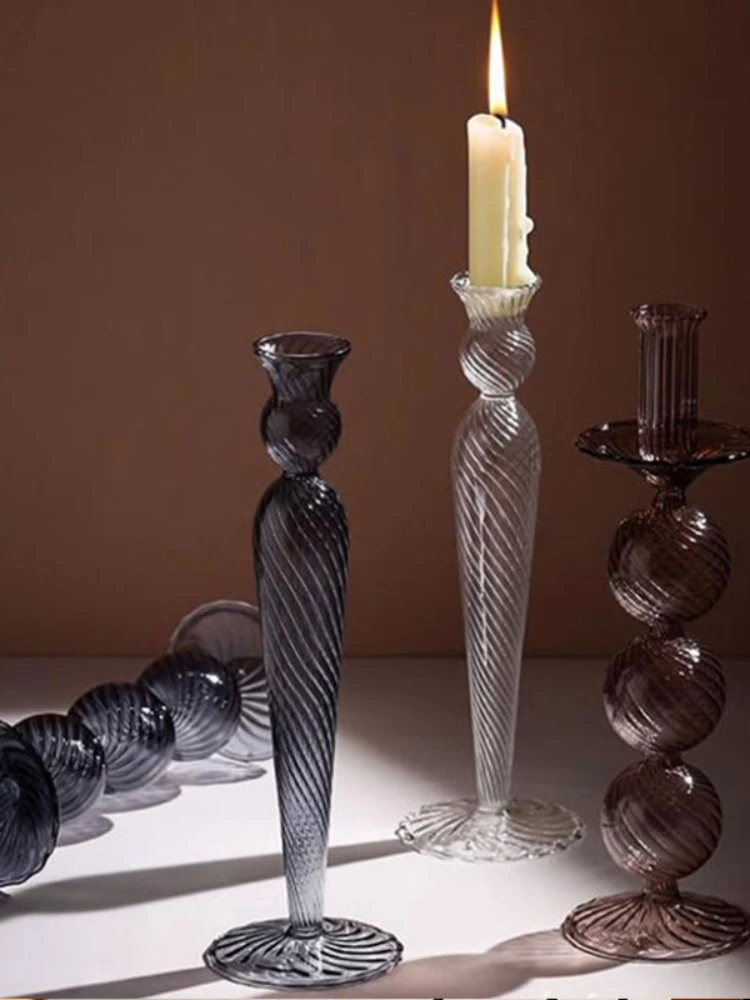 Medieval French Vintage Glass Candlestick Creative Home Decoration High end Restaurant Cafe Photography Prop Decoration
Medieval French Vintage Glass Candlestick Creative Home Decoration High end Restaurant Cafe Photography Prop Decoration